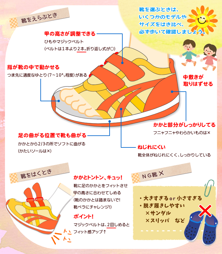 子ども靴の選び方