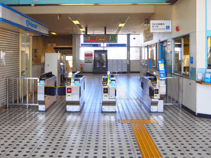 栗東駅改札